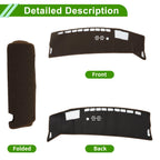 Dashboard Cover for Kia Niro (EV/PHEV/HEV) (2023–2025) HUD Polyester Brown