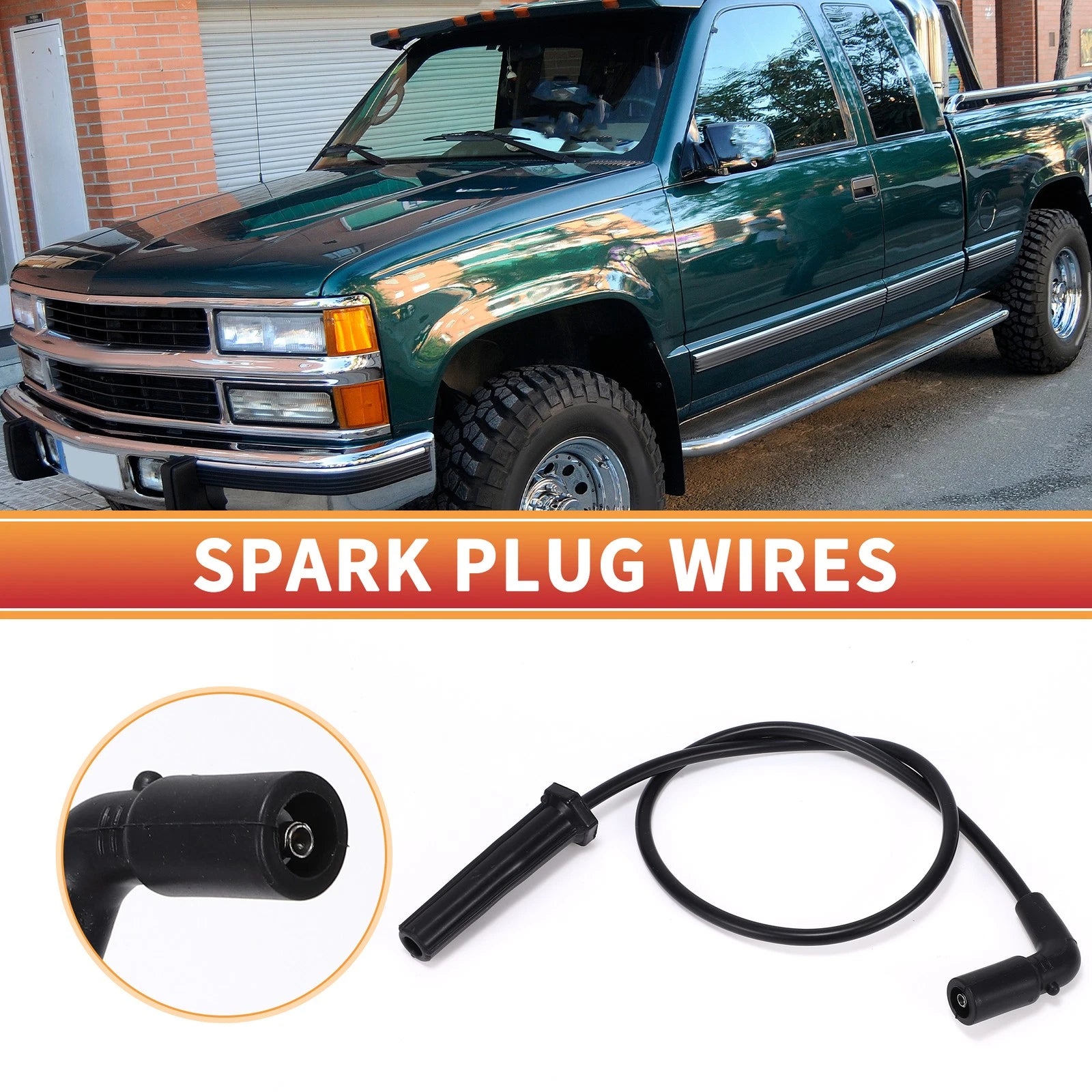 6 Pcs Spark Plug Wire Ignition Coil Cable No. 89060518 for Chevrolet Express 1500 (2003–2005)