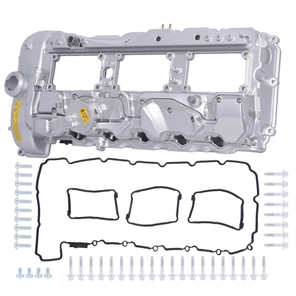 Aluminum Engine Valve Cover with Gasket for BMW 135i 335i 740i X5 X6 (2006–2013)