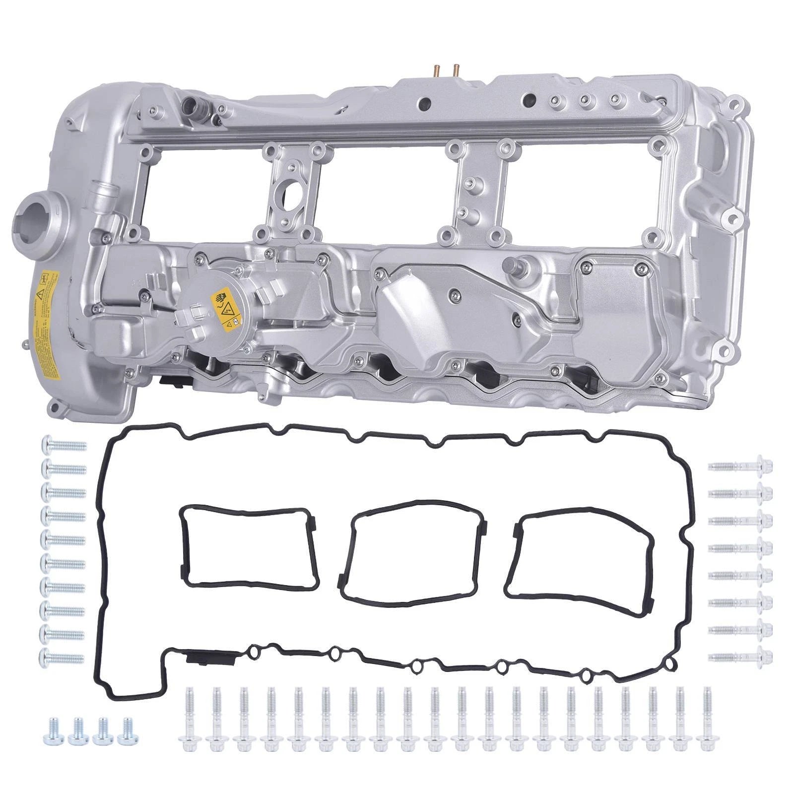 Aluminum Engine Valve Cover with Gasket for BMW 135i 335i 740i X5 X6 (2006–2013)