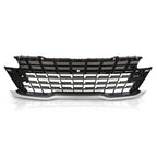 Front Bumper Upper Grille with Camera Hole Chrome for Kia Carnival (2022–2024)