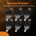 6PCS Fuel Injectors Kit for BMW 525i/Z4 2.5L (2001–2005) 13641427240