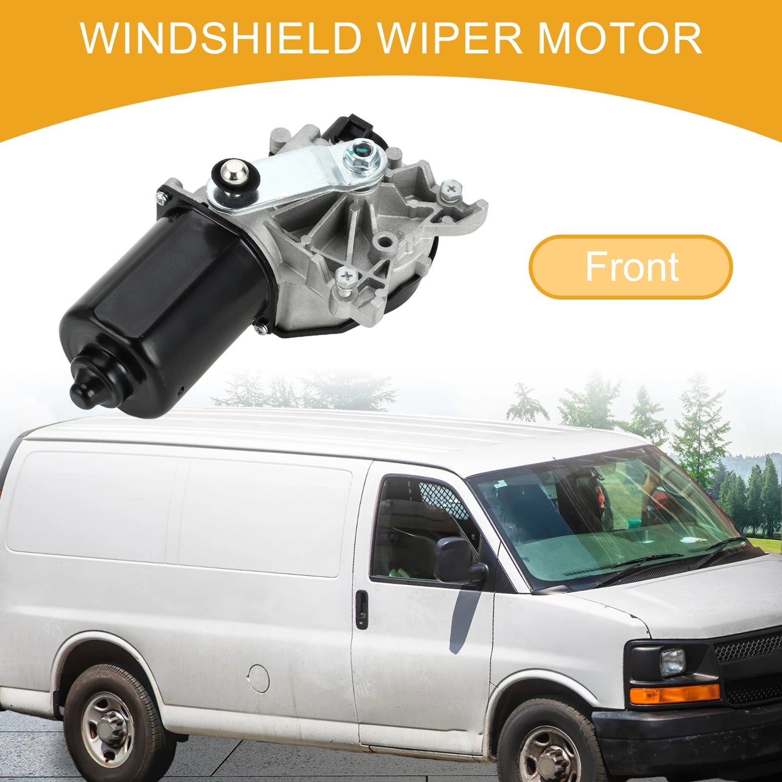 Front Windshield Wiper Motor for Chevrolet Express 1500 2500 (1996–2002) No.12487586