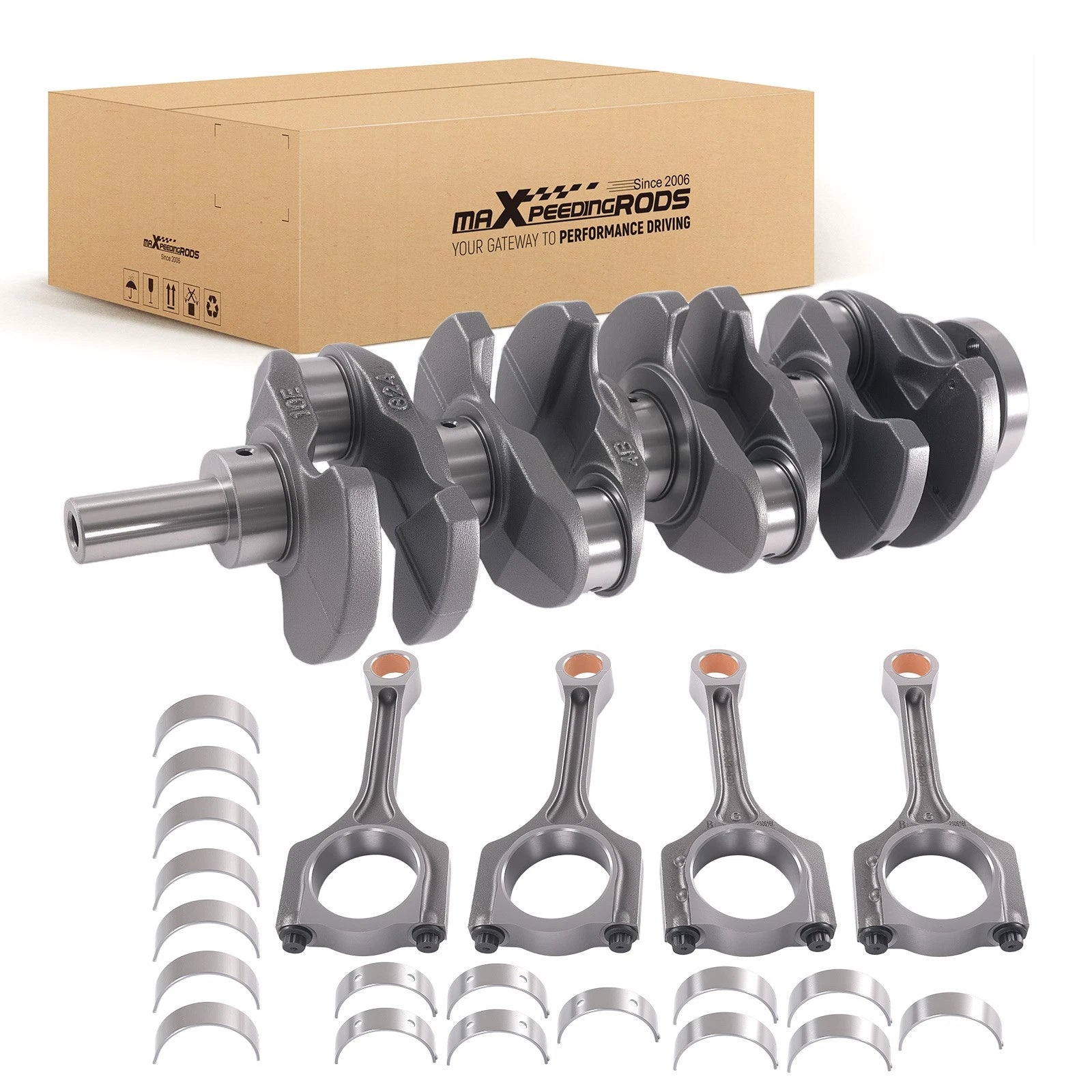 Crankshaft & Con Rods & Bearings Set for Hyundai Kia Optima (2011–2020)