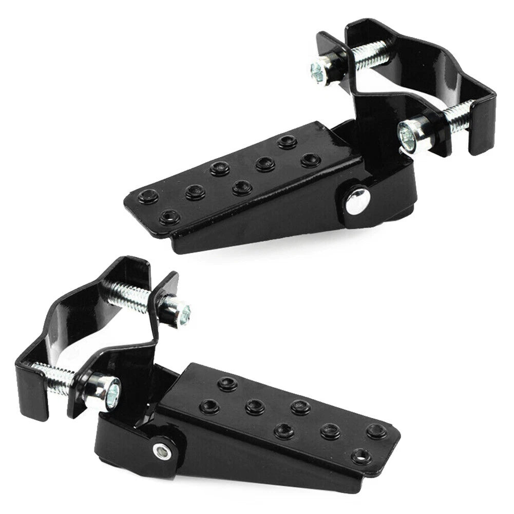 2X Motorcycle Passenger Foot Pegs for 24-38mm (Universal Fit)