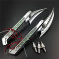 Turn Signal Blades for Harley Softail FatBoy OVAL
