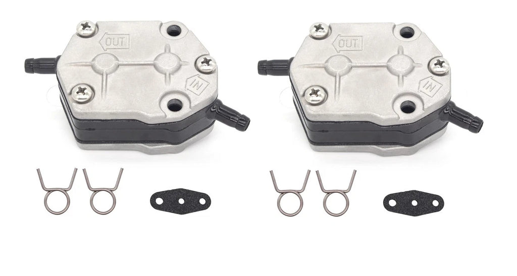 2Pcs Fuel Pump & Gasket Kit for Suzuki 2-Stroke 9.9-65 HP (Outboard)