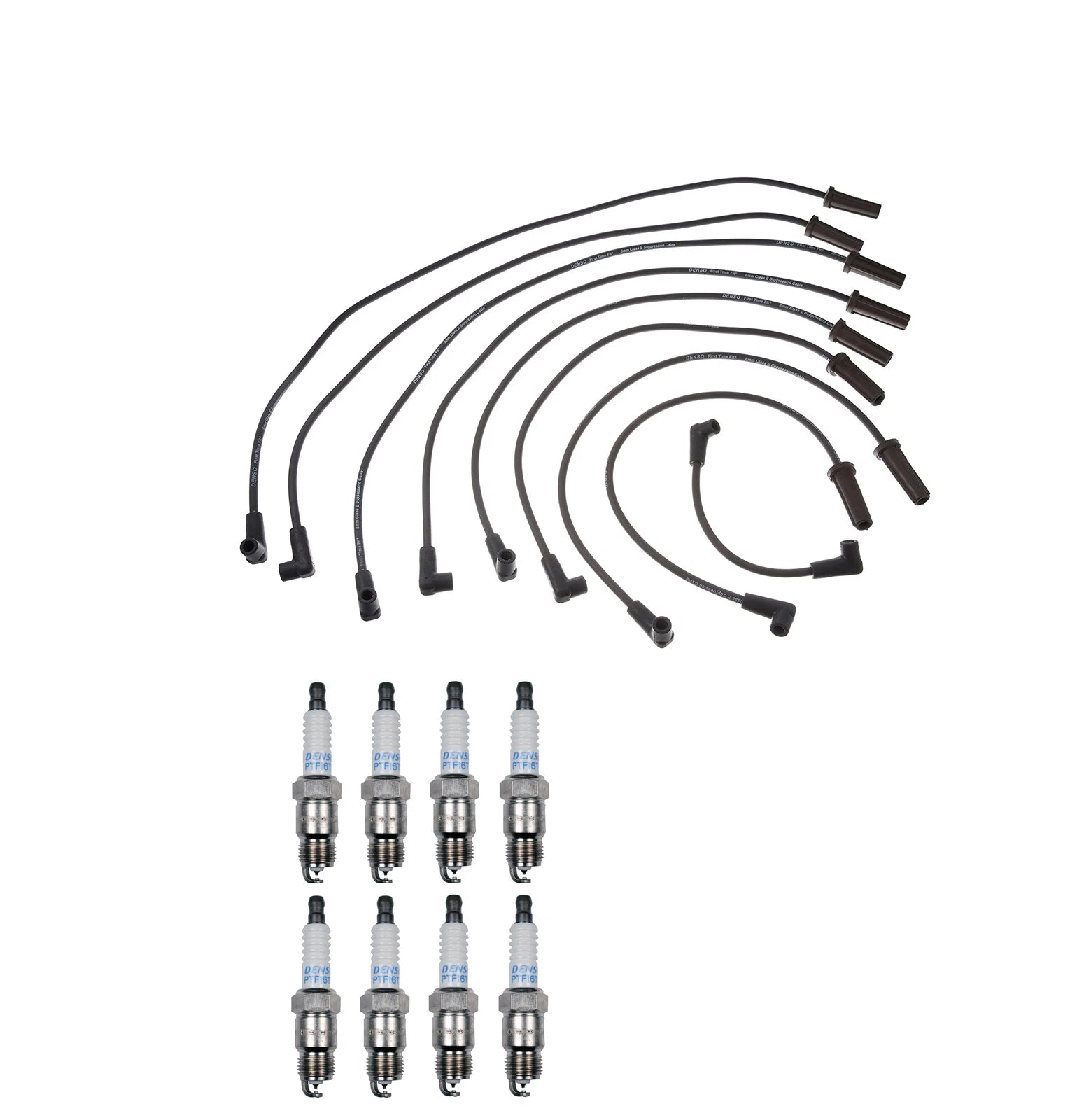 Denso Wire Set & 8 Platinum TT Spark Plugs Kit for Chevy GMC V8