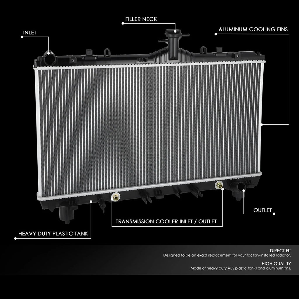 Factory Style Aluminum Core Radiator DPI 13341 for Chevy Camaro 2012–2015