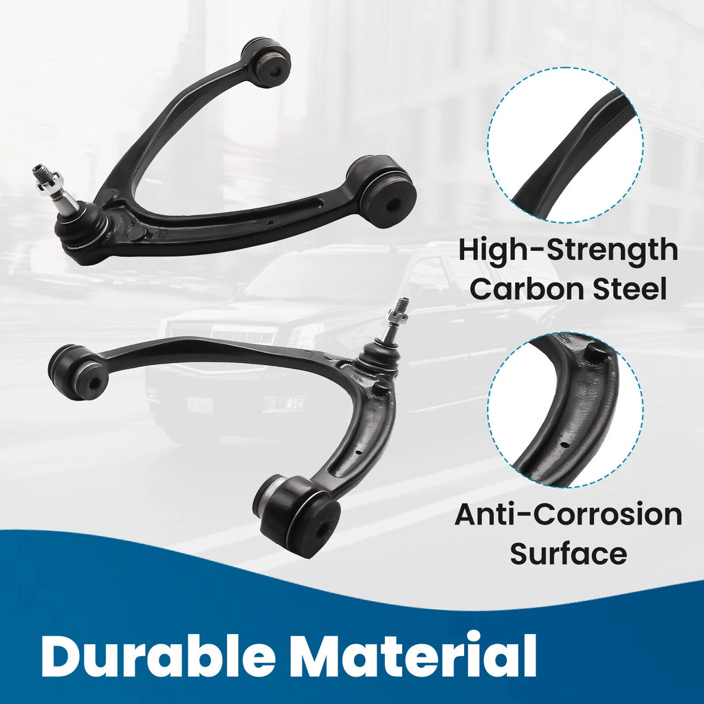 Upper & Lower Control Arm Set LH RH for Chevrolet Silverado 1500 (2007–2015)