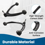 Upper & Lower Control Arm Set LH RH for Chevrolet Silverado 1500 (2007–2015)