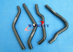 Aluminum Radiator + Green Hose for Kawasaki KX125 KX 125 (1990-1991)