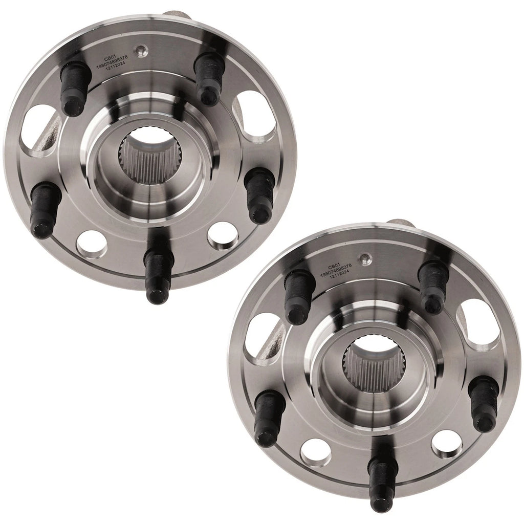 Set of 2 Wheel Hubs for Chevy Sedan GMC