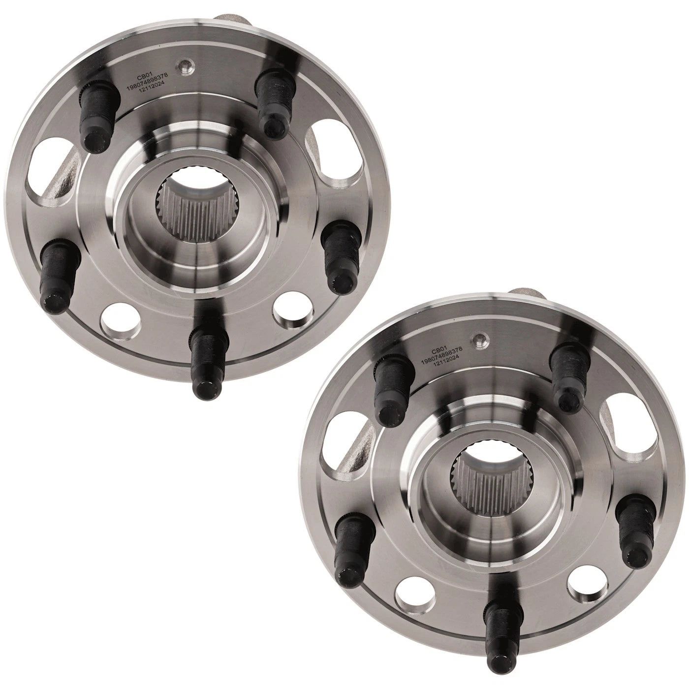Set of 2 Wheel Hubs for Chevy Sedan GMC