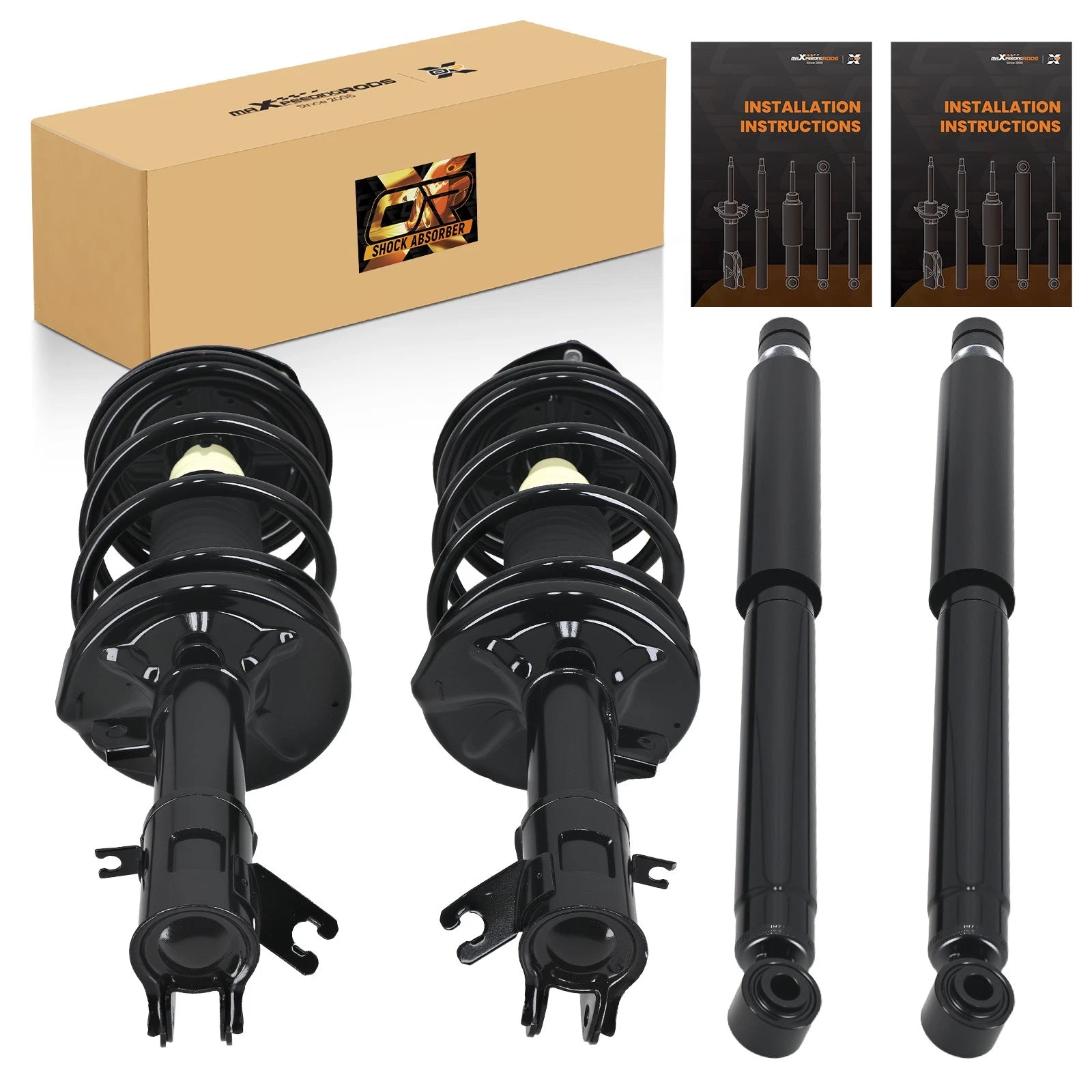 4X Complete Struts & Coil Springs for Hyundai Santa Fe (2001–2006)