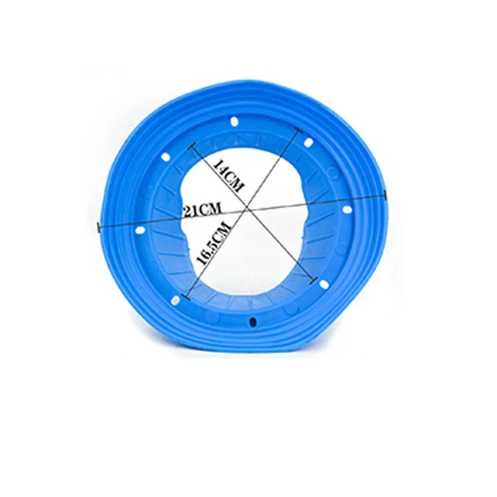 6.5" Speaker Protective Mats for Car - Waterproof Silicone Covers Blue