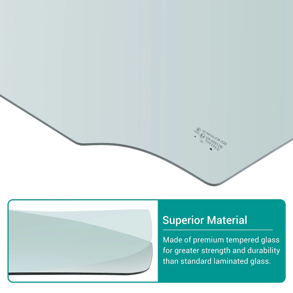 Passenger Right Side Front Door Window Glass for Toyota RAV4 (2019–2025)