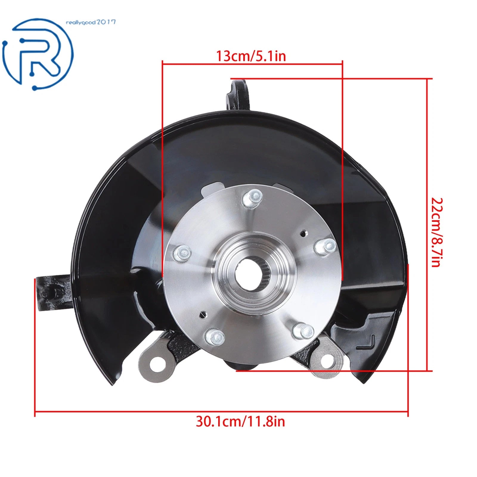 Front LH Steering Knuckle & Hub Bearing Assy for Honda Civic (2012) 51216-TR3-Y00