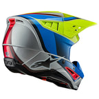 Alpinestars SM5 Off-Road Helmet for (2X-Large, Fluorescent Yellow & Blue)