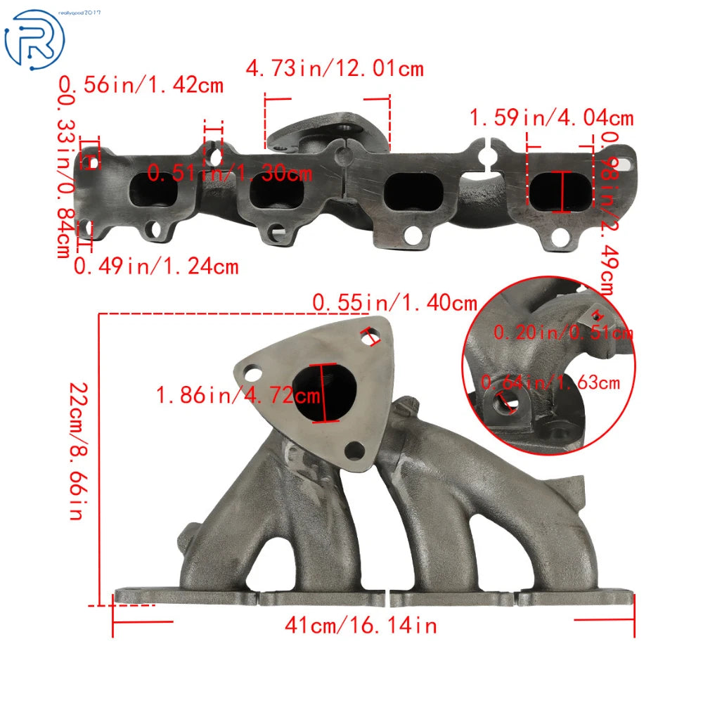 Manifold Header for Chevy Malibu, Buick Verano (2008-2017)