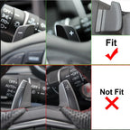 Steering Wheel Shifter Paddle Extensions for Honda Acura MDX ILX (Carbon Red)