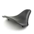 Black Leather Solo Slim Seat for Harley Bobber Chopper (UK)