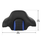 Chopped Tour Pack Backrest Pad for Harley Street Road Glide (2014–2023)