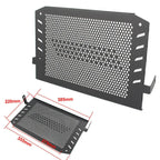 Black Radiator Engine Cooler Grill Guard for Kawasaki Vulcan EN650 (2015-2016)