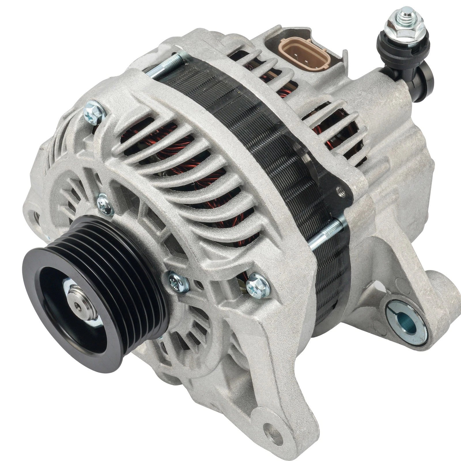 Alternator for Mazda 2 (2011–2014) 12V 90A CW 6-Groove Pulley