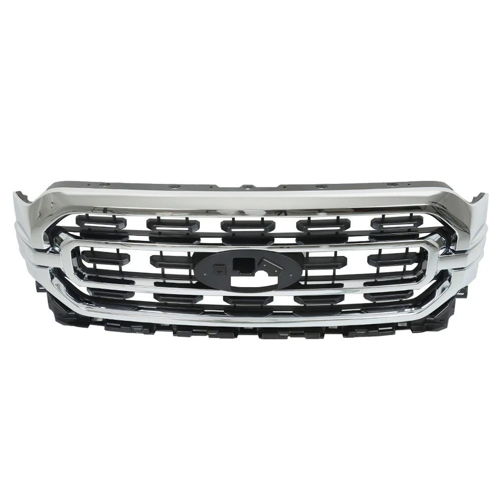 Front Bumper Grille for Ford F150 XLT (2021â2022) Chrome Trim