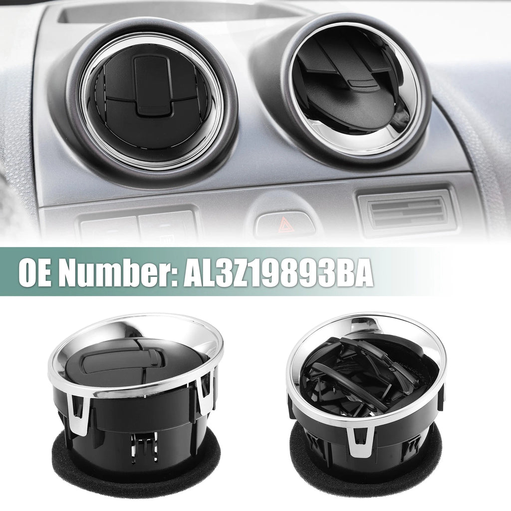 Set of 4 Front Dashboard AC Heater Air Vents AL3Z19893BA for Ford F-150 (2009–2014)