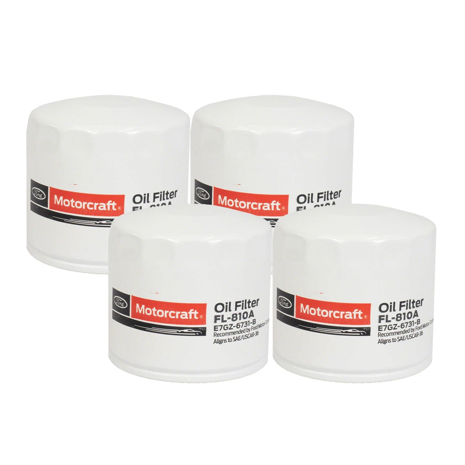 Set of 4 Engine Oil Filters for Acura Honda Hyundai Ford Pontiac (OEM)
