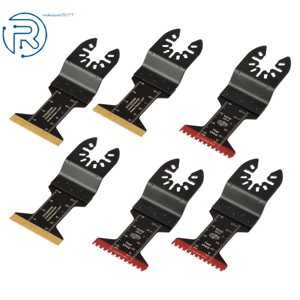 Set of 35 Multitool Blades for Oscillating Tools