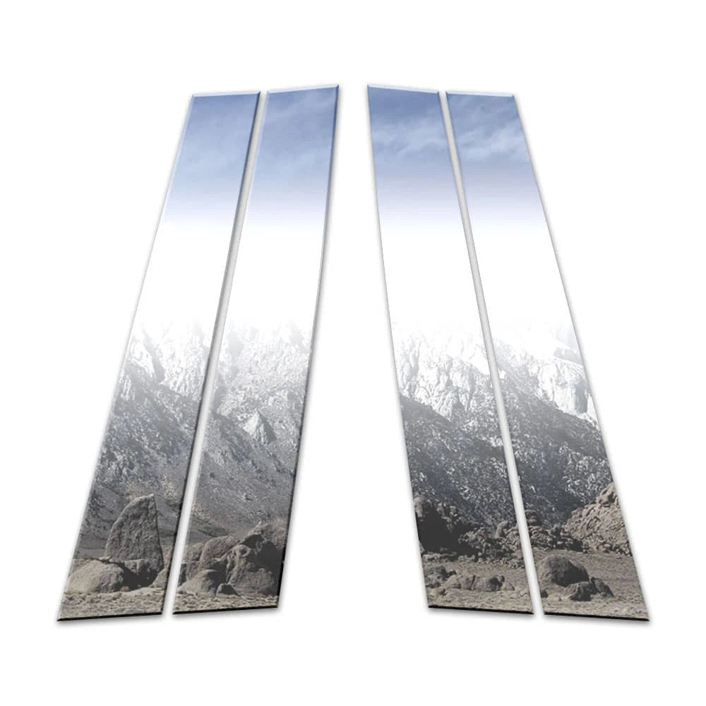 Diamond Grade 4pc Stainless Steel Pillar Post Covers for 2015-2024 Lexus NX