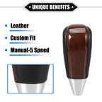 Automatic Gear Shift Knob for Toyota Land Cruiser (2008–2021) Drilled Wood Grain