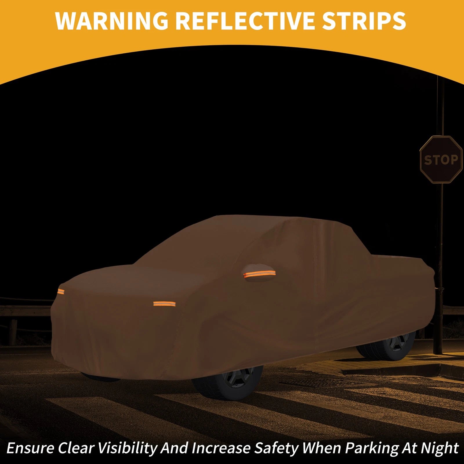 Waterproof Car Cover for Ford F-150 (All Weather, Orange)