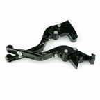 Adjustable Brake Clutch Levers for Suzuki GSXR1300 GSF (2001–2023) Black