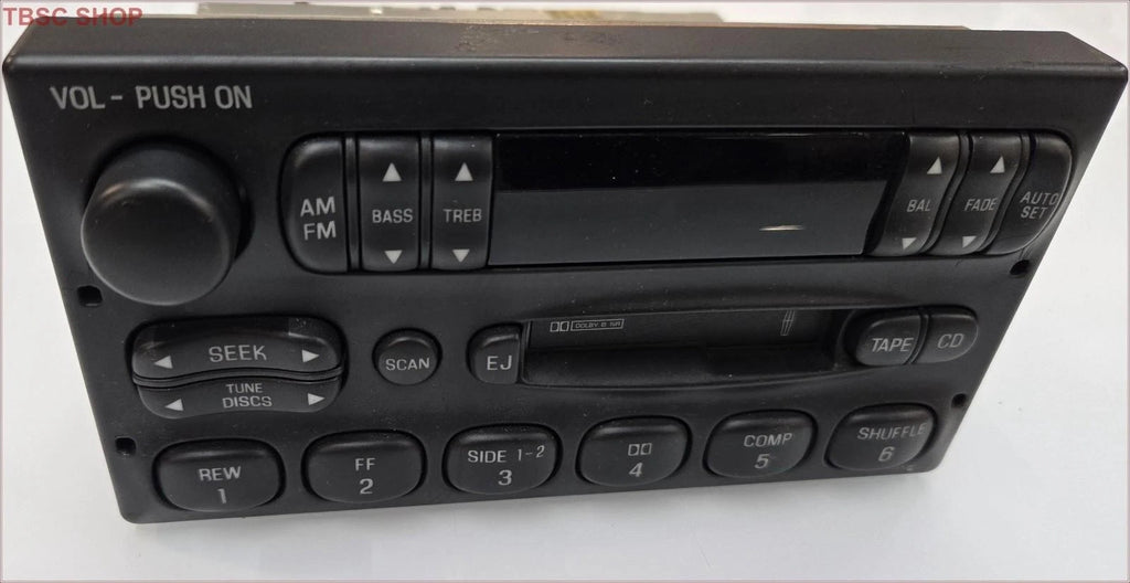 Radio Tape AM FM Receiver for Lincoln Mark VIII (1995–1996) F5LF-19B165-AE