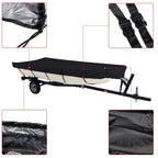 Jon Boat Cover for 16ft Jon Boat (Black)
