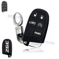 White 392 Silicone Remote Key Chain Shell Cover for Jeep, Chrysler, Dodge (2014–2025)