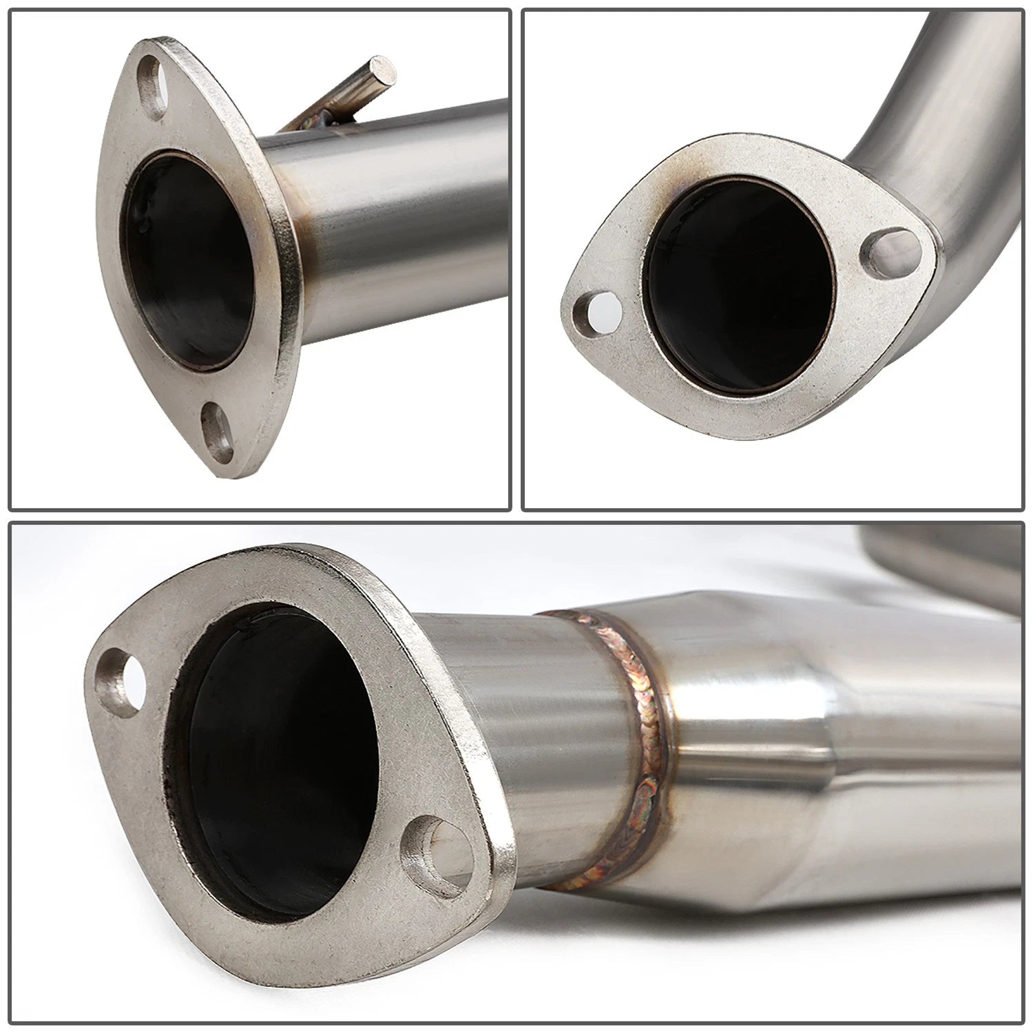 4" Oval Muffler for Chevy Cobalt (2005–2010) - Stainless Steel Catback Exhaust