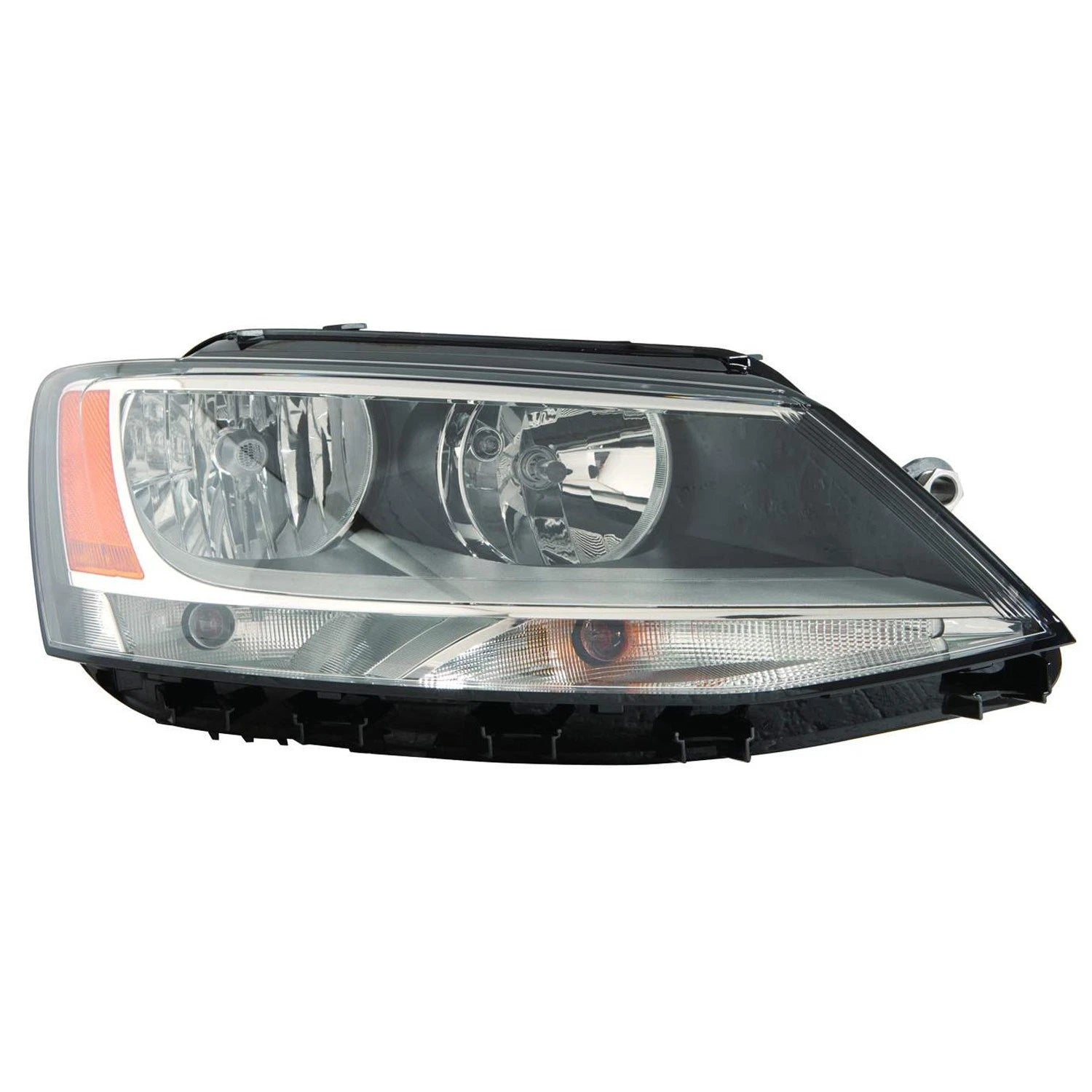 Passenger Side Halogen Head Light Assembly for 2011-2016 Volkswagen Jetta