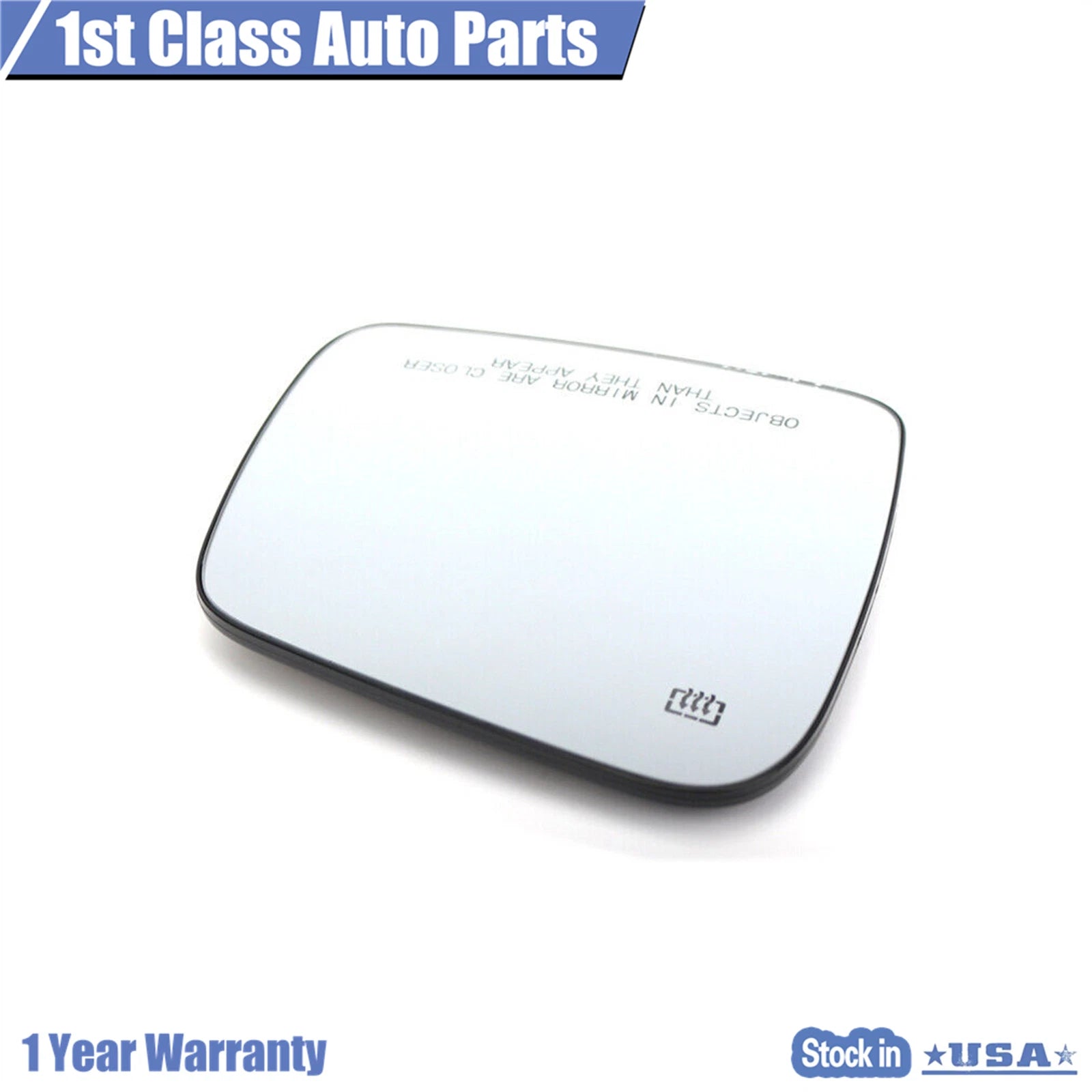Rear View Mirror Glass with Backplate for Dodge Durango (2011-2021)