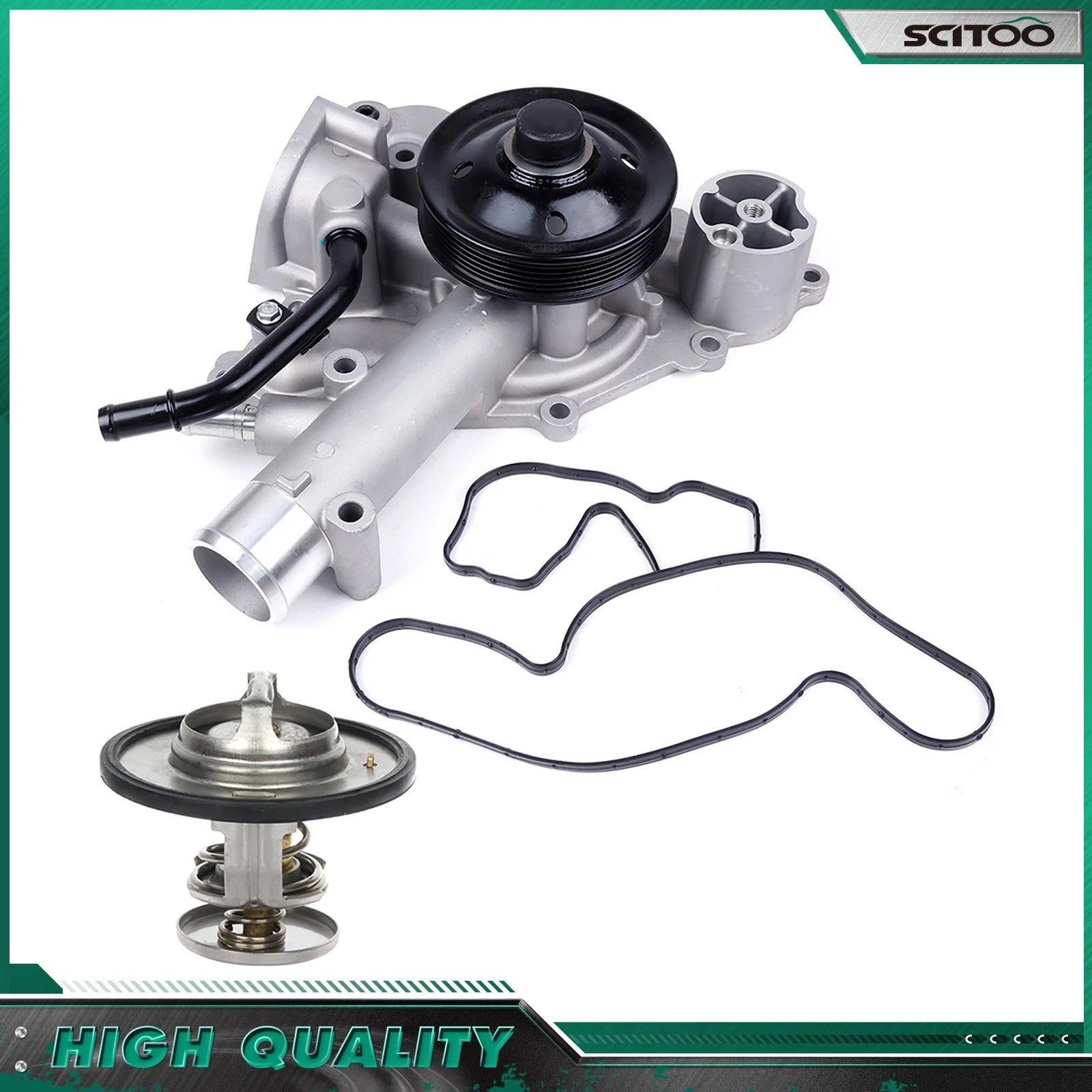 Water Pump Thermostat for Dodge Ram 1500 2500 3500 Durango 5.7L (2002–2021)