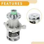 Water Pump for BMW 318i (1991–1999) No. 11511734595 with Rubber Ring