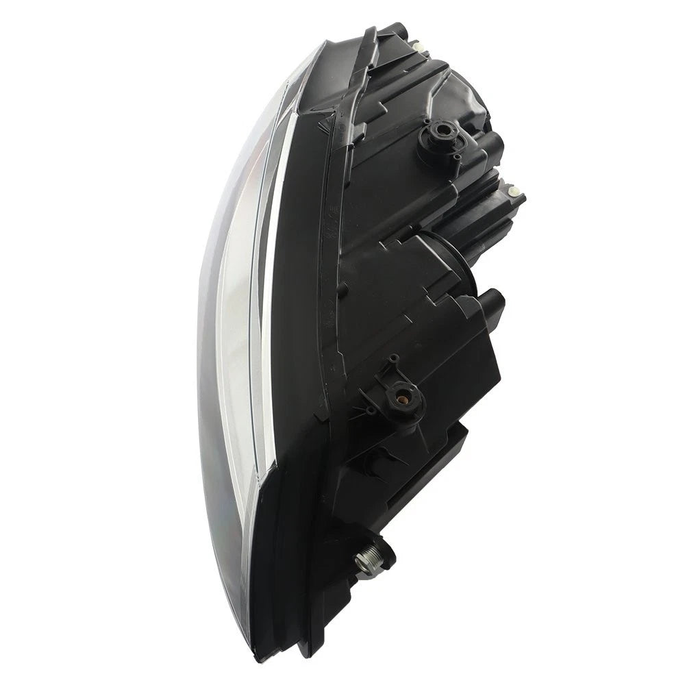 RH Right Headlight for Volkswagen Jetta (2011–2018) Halogen Black Clear