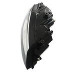 RH Right Headlight for Volkswagen Jetta (2011–2018) Halogen Black Clear
