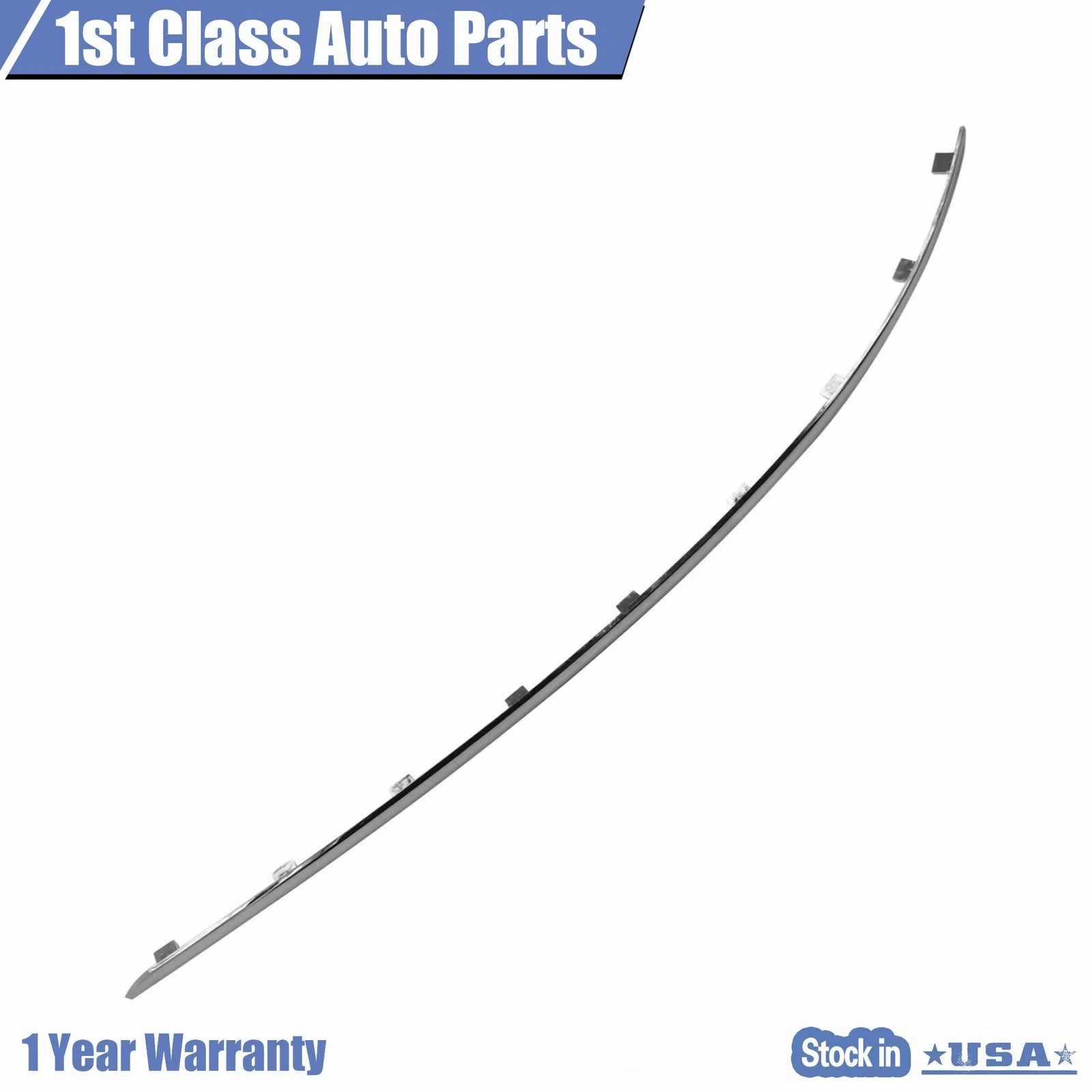 Rear Driver Side Chrome Bumper Molding for Mercedes-Benz C300 (2008–2011)