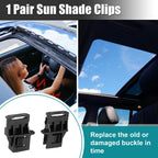 1 Pair Sunroof Sun Visor Clips for Honda CR-V (2017–2021) 743151938920