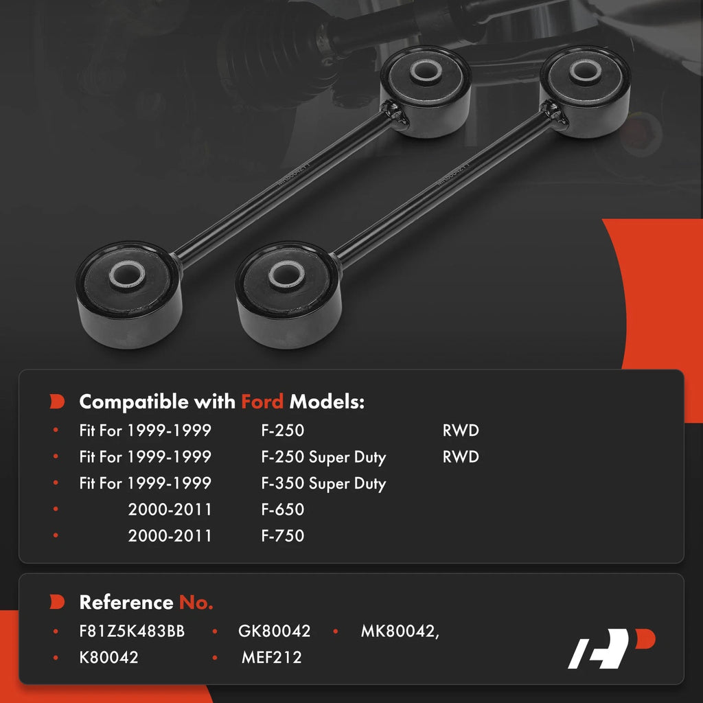2X Front Side Sway Bar Link for Ford F-250 Super Duty (1999)